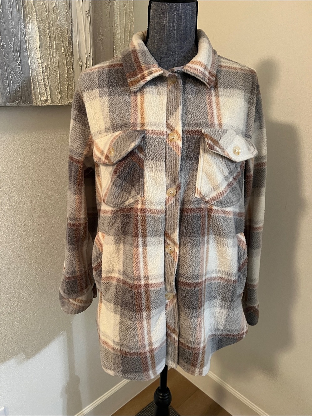 Thread & Supply Fleece Shacket Jacket